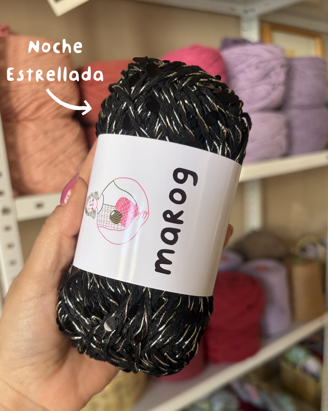 Hilo de Algodón con Lentejuelas